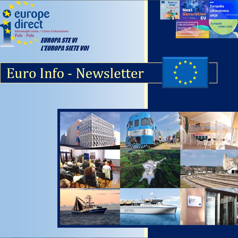 Izašao novi broj Euro Info Newslettera EDIC Pula-Pola za mjesec travanj 2021.